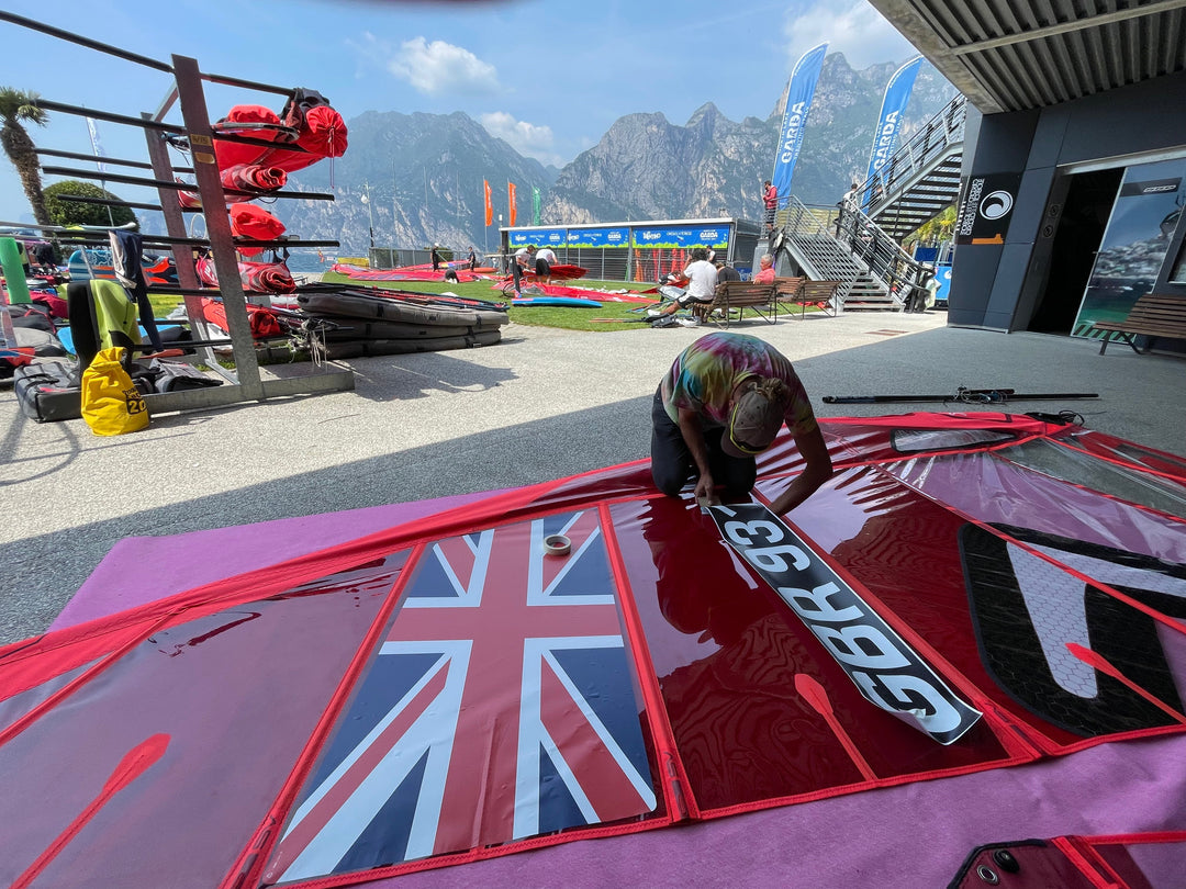 How to apply you watersports stickers