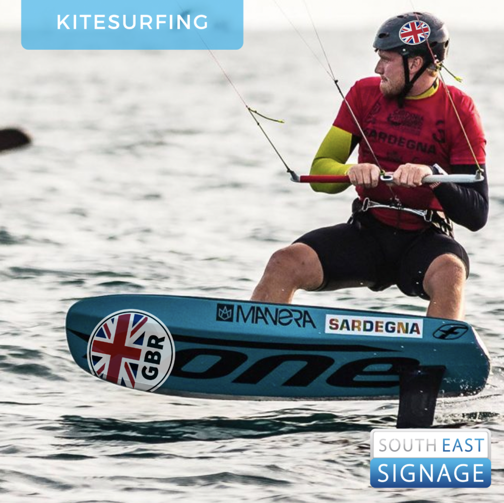 IKA Kitesurfing Board and Helmet Stickers image 0