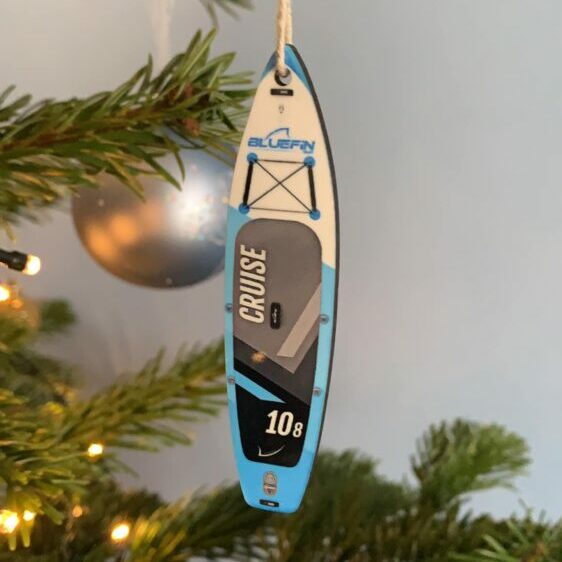 Bespoke Paddleboarding Christmas Tree Decoration image 5