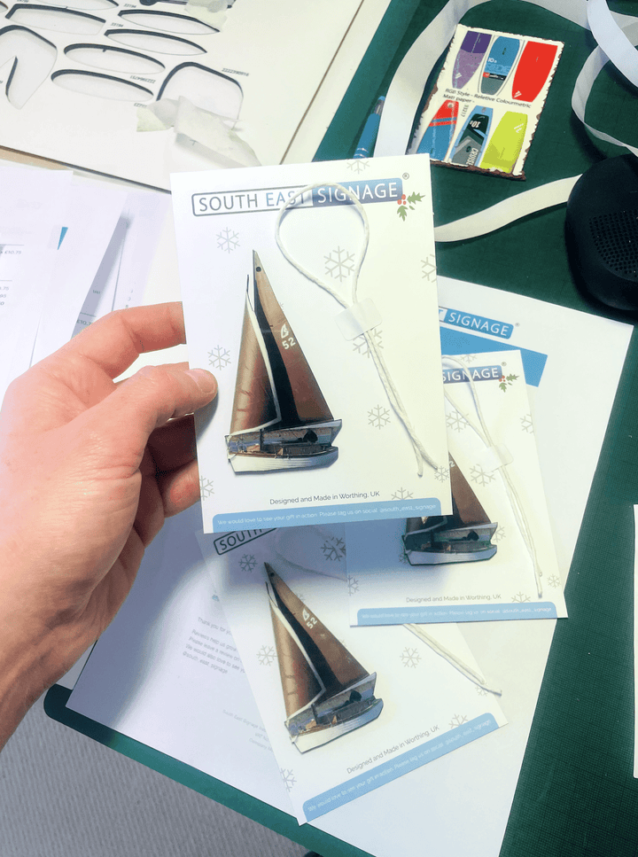 Your sailing boat or yaught as a christmas tree decoration! image 1