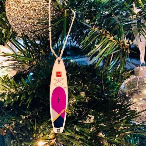 Bespoke Paddleboarding Christmas Tree Decoration image 3