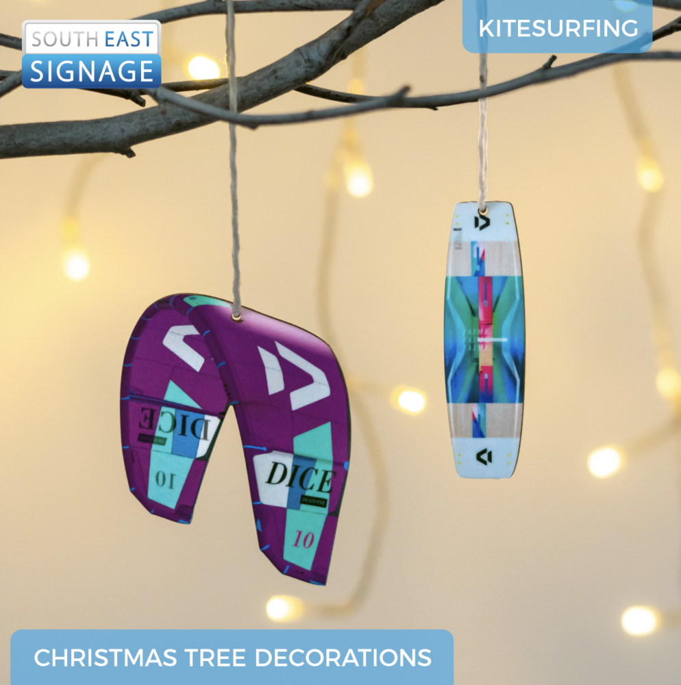 Kitesurfing Christmas Tree Decoration image 0