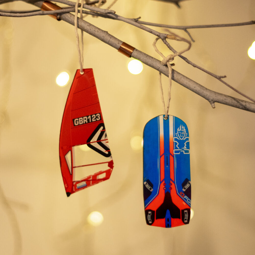 iQFOIL Hanging Decoration Set (Sail & Board) image 0