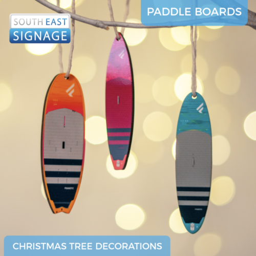 Bespoke Paddleboarding Christmas Tree Decoration image 0