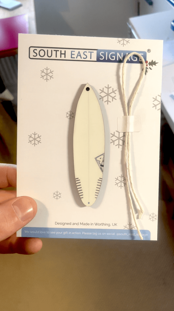 Your surfboard as a christmas tree decoration! image 3